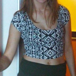 3 FOR $12: Tribal crop top